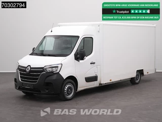 Renault Master 145PK Bakwagen Achterdeuren LED Airco Cruise Euro6 Meubelbak Koffer Airco Cruise control