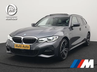 BMW 3 Serie Touring 330e M Sport Plug In Hybrid 293pk Dealer O.H PHEV | Trekhaak Af Fabriek | Panodak | Head Up | Adaptive Cruise | Apple Carplay | Sfeerverlichting | Alcantara Sportstoelen Verwarmd | Navigatie | Virtual | DAB |