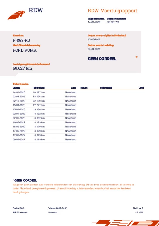 Hoofdafbeelding Ford Puma