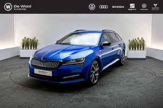 Skoda Superb Combi 1.4 TSI 218pk DSG iV Sportline Business | SoH 89% | Afneembare Trekhaak, 19" LM Velgen, Stoelverwarming |