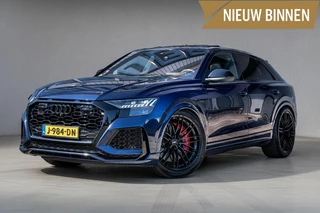 Audi Q8 4.0 TFSI RS Q8 600pk Ceramic|Milltek|B&O|Stoelkoeling|360°|Trekhaak|23''ABT|Navarrablau|HuD|Volledig-gedocumenteerd