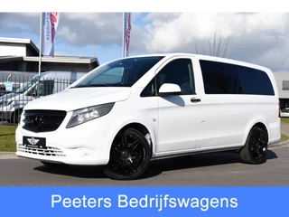 Mercedes-Benz Vito 114 CDI Lang DC Black & White Edition Cruise, Sensoren, 143PK, Clima, Automaat, Multimedia, UNIEK!