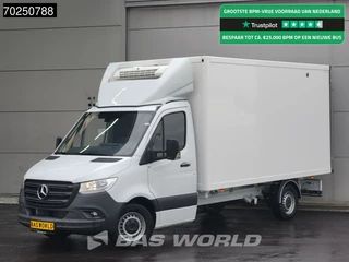 Mercedes Sprinter 317 CDI Koelwagen Automaat Zijdeur 2025-Model Thermo King V-300max 230v-Stekker 170PK Airco Cruise MBUX CarPlay Euro6 Koel Koeler Kühl Kühler Kühlkoffer 16m3 Airco Cruise control