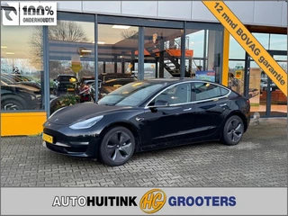Hoofdafbeelding Tesla Model 3 Tesla Model 3 Long Range AWD 75kWh - Pan dak - camera - autopilot - leer