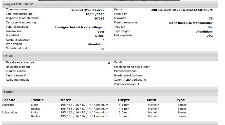 Hoofdafbeelding Peugeot 208