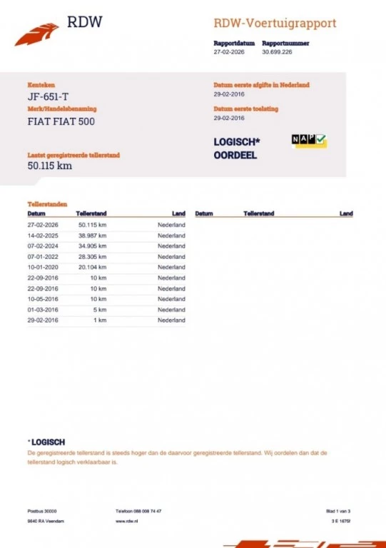 Hoofdafbeelding Fiat 500