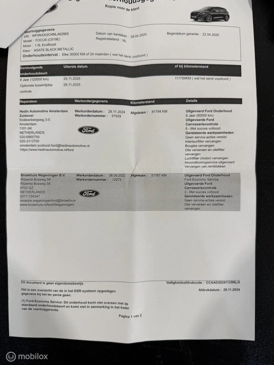 Hoofdafbeelding Ford Focus