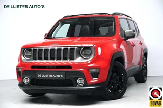 Jeep Renegade 1.3T Limited Sport Automaat  150 PK | Pano-dak | CarPlay | Acc | Leder | Stoel + Stuurverwarming | Beats Audio | Camera | Led | Pdc |