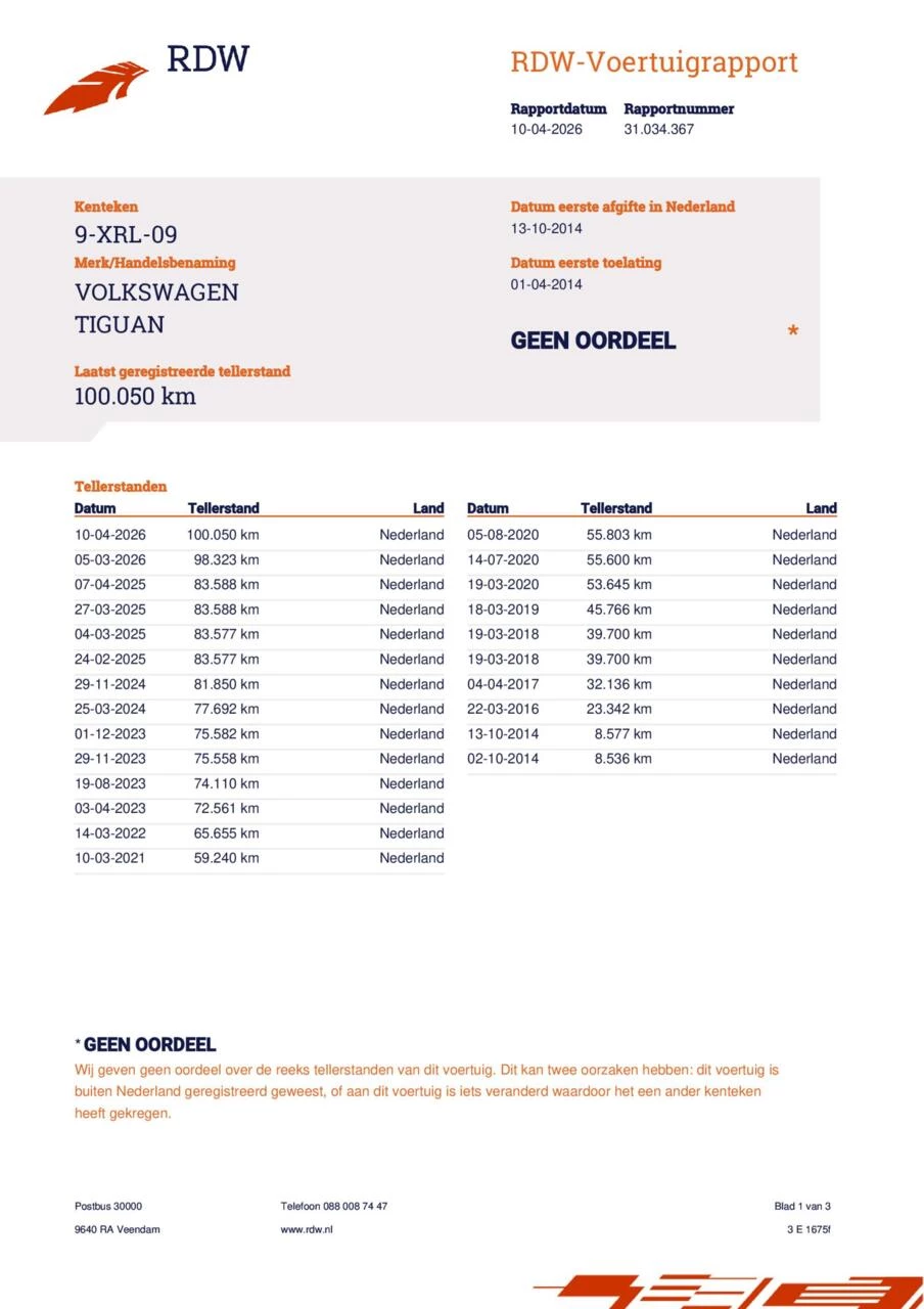 Hoofdafbeelding Volkswagen Tiguan