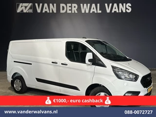 Ford Transit Custom 2.0 TDCI L2H1 Euro6 Airco | Apple Carplay | Camera | Cruisecontrol | LED Parkeersensoren, Android Auto, Bijrijdersbank, Verwarmde voorruit, 2800kg trekvermogen