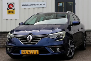 Renault Mégane Estate 1.2 TCe Bose*NL-Auto*Perfect Onderh.*ACC/Massage/Dodehoek/Keyless Entry+Go/Camera/Aut. Parkeren/Rijstrook/Parkeersens.V+A/17 inch LM*