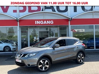 Nissan QASHQAI 1.2 DIG-T TEKNA HALF-LEER LED NAVI PANO-DAK CAMERA AIRCO LMV PDC