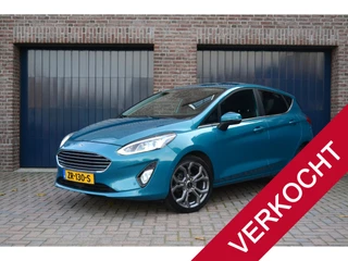Ford Fiesta 1.0 EcoBoost 125pk Titanium | Camera | Leder | Trekhaak | Keyless | Carplay/Android Auto