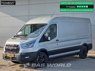 Ford Transit 165pk Automaat Limited Black Edition L3H2 Nwe model! CarPlay Xenon Camera 11m3 Airco Cruise control