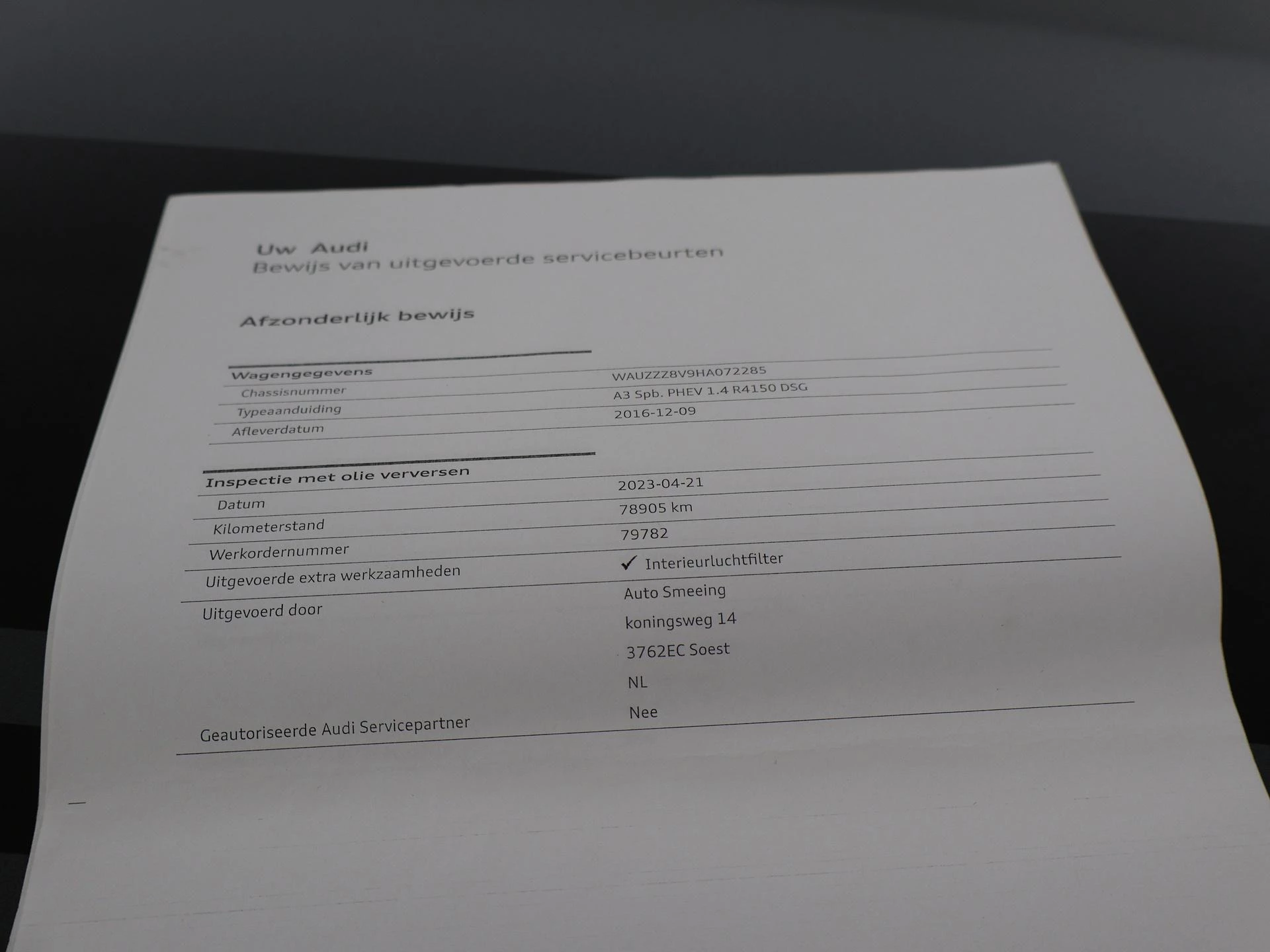 Hoofdafbeelding Audi A3