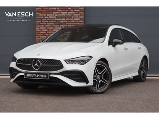 Hoofdafbeelding Mercedes-Benz CLA Mercedes-Benz CLA Shooting Brake 250 e AMG Line Aut8 | Facelift | Panoramadak | Distronic+ | Memory | Verwarmd Stuuwiel | Leder | HUD | Sfeerverlichting | Augmented Reality | Surround Camera | Keyless Go |