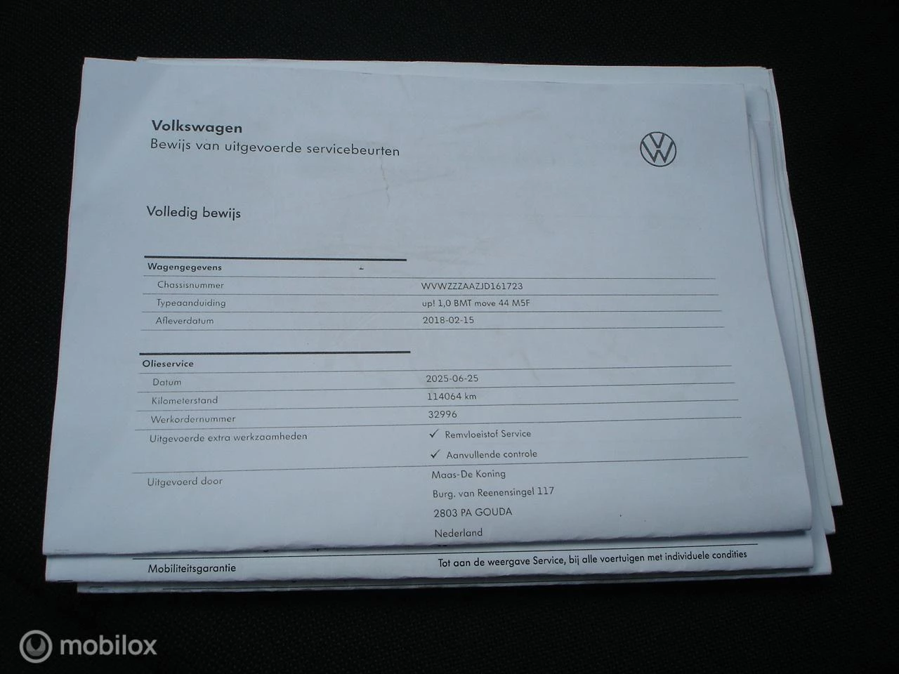 Hoofdafbeelding Volkswagen up!