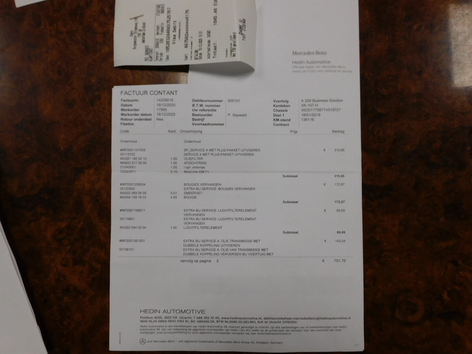 Hoofdafbeelding Mercedes-Benz A-Klasse