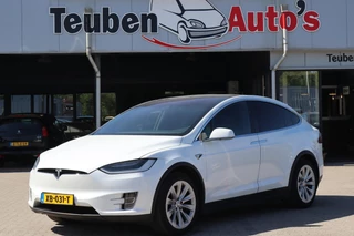 Tesla Model X 100D 6p. (1e Eigenaar) 93% SOH, BTW Auto, Panoramadak, 6 Persoons, Autopilot 2.5 computer, Camera, Cruise control, Trekhaak, BTW Auto