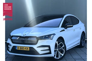Hoofdafbeelding Škoda Enyaq Coupe Škoda Enyaq Coupe iV BWJ 2022 | 80 RS | PANO | LEER | TREKHAAK | 21'' LMV | NAVI | CARPLAY | CAMERA A |