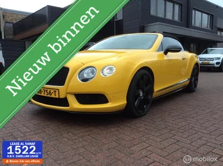 Hoofdafbeelding Bentley Continental GT Bentley Continental GTC 4.0 V8S Monaco Yellow Leder Nav Camera