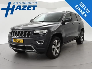 Jeep Grand Cherokee 5.7 352 PK V8 BENZINE GRIJS KENTEKEN OVERLAND + ADAPTIVE CRUISE | TREKHAAK 3325 KG | SCHUIFDAK | LEDER | STOELVENTILATIE