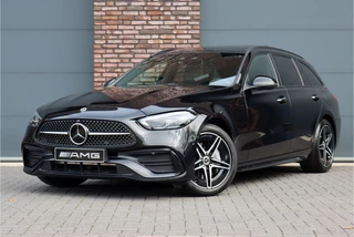 Mercedes-Benz C-Klasse Estate 300 e AMG Line Aut9 | Panoramadak | Trekhaak | Distronic | HUD | Stuurwielverwarming | Memory | Leder | Advanced Sound System | Sfeerverlichting | Rijassistentiepakket+ |