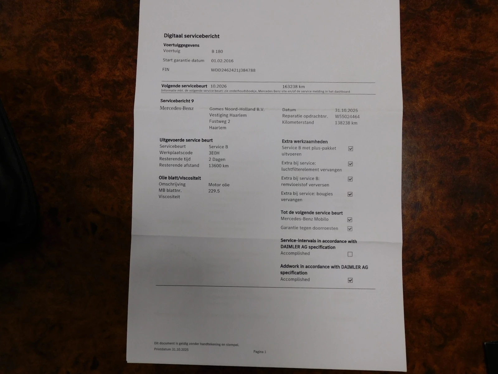 Hoofdafbeelding Mercedes-Benz B-Klasse