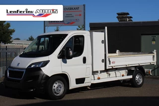 Hoofdafbeelding Peugeot Boxer Peugeot Boxer 2.0 HDI 130 pk L4 Kipper Airco, Navi Cruise Control, LxBxH 300x200x40 cm