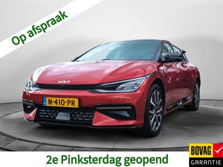 Kia EV6 GT-Line 77.4 kWh (229 PK) 2e-Eig. & Dealer-Onderh. BOVAG-Garantie, NL-Auto. Trekhaak, Panoramadak, Navigatie/Apple-Carplay/Android-Auto, Adaptieve-Cruise-Control, Full-Option's