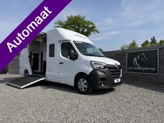 Renault Master | HORSETRUCK | BARBOT | STALLION 5XL | 2021 | HENGST | DUB CAB | AUTOMAAT | 180PK | 5-SEAT | L3 | FRANS KENTEKEN