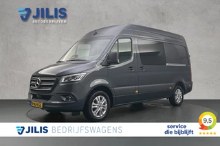 Mercedes-Benz Sprinter 319 CDI L2H2 Dubbel Cabine | Automaat | Dubbel schuifdeur | Led | Camera | Adaptief cruise control | Trekhaak 3,5T | Verwarmde stoelen