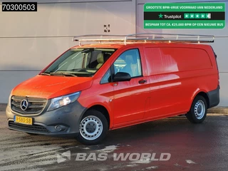 Mercedes Vito 114 L3H1 Trekhaak Navi Airco Cruise Camera Parkeersensoren v+a Werkplaatsinrichting APK 06-2026  Euro6 L3 Long Airco Trekhaak Cruise control