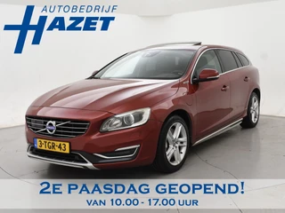 Volvo V60 2.4 D6 AWD 285 PK PLUG-IN SUMMUM *FLAMENCO RED* + ADAPTIVE CRUISE | SCHUIFDAK | TREKHAAK | PREMIUM SOUND