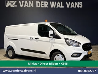 Ford Transit Custom 2.0 TDCI 130pk L2H1 Inrichting Euro6 *Rijklaar Direct Rijden* Airco | Camera | LED | Cruisecontrol | Verwarmde voorruit Parkeersensoren, 2800kg trekvermogen, Bijrijdersbank