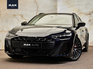 Audi A6 Avant E-Hybrid Quattro S Edition Competition, 21", pano, luchtv., tr.haak, OLED, B&O, luchtv., leder, carbon, 360 camera, memory, stl.ventilatie, HUD, privacy