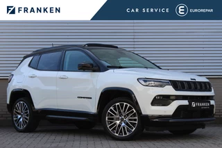 Jeep Compass 4xe 240 Plug-in Hybrid Electric Summit | Panoramadak | Leder | 360 | Stoelverwarming/ventilatie | BLIS
