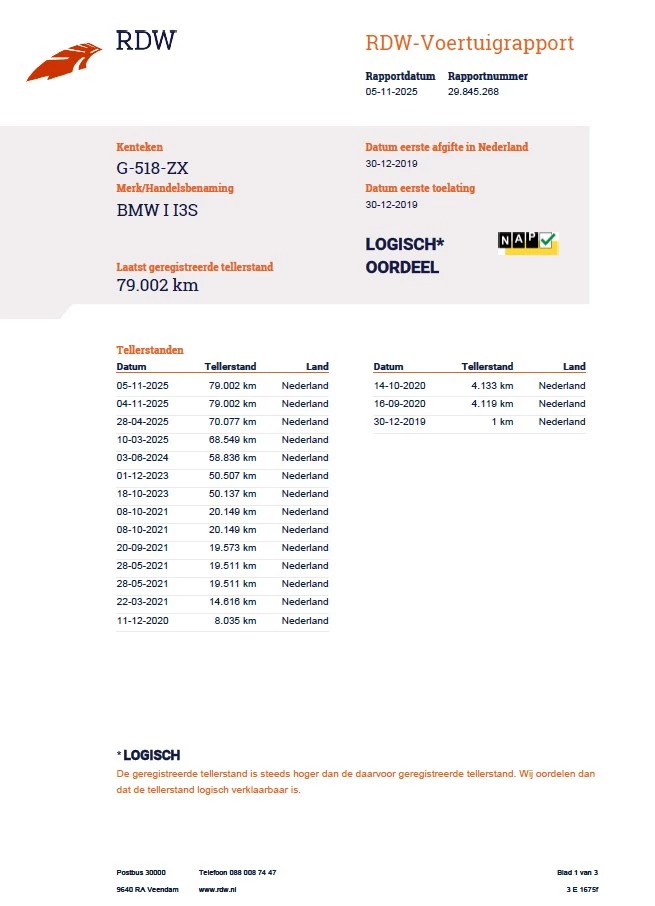 Hoofdafbeelding BMW i3