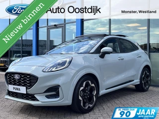 Ford Puma 1.0 EcoBoost Hybrid ST-Line X 155PK Automaat NIEUW MODEL!! Afn. Trekhaak Panodak Winterpack Adaptieve Cruise MATRIX-LED SYNC4 Navi Blind-Spot Elek. Achterklep B&O  *Full Options*