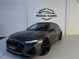 Hoofdafbeelding Audi RS6 Audi RS 6 quattro PANO, 4WS, Carbon (Fabrieks garantie tot 2026)
