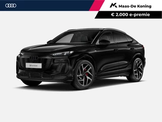 Hoofdafbeelding Audi Q6 e-tron Audi Q6 Sportback e-tron S edition performance 100 kWh 306 PK · Glazen panoramadak · Tech pro · Adaptieve luchtvering