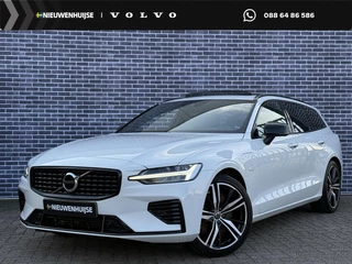 Hoofdafbeelding Volvo V60 Volvo V60 2.0 T6 Recharge AWD R-Design | trekhaak | Adaptieve cruise controle | Long Range | Panorama Schuifdak | Harman/Kardon | Sportstoelen | Memory | Stuur + Stoel verwarming | Keyless |