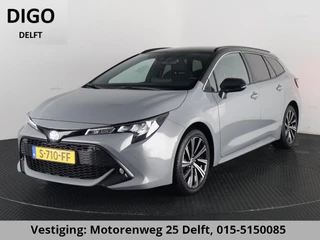 Toyota Corolla Touring Sports 1.8 HYBRIDE BUSINESS PLUS 1e EIG GARANTIE 2033 BI-TONE. TREKHAAK.HALF LEDER. PARKEERSENSOREN . NAVIGATIE .APPLE/ANDROID