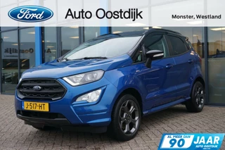 Ford EcoSport 1.0 EcoBoost ST-Line Black 125PK Winterpack Cruise Navi Climate Parkeersensoren Achter Keyless Privacy Glass *Sportief*