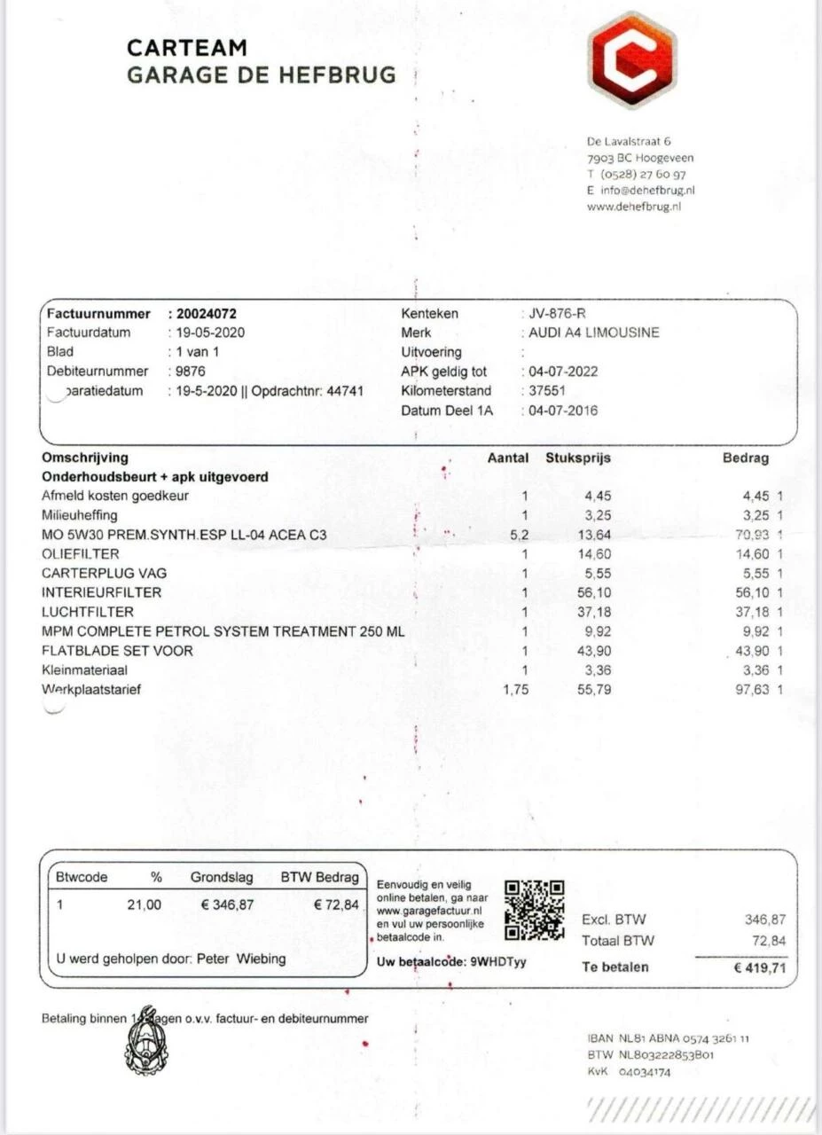 Hoofdafbeelding Audi A4