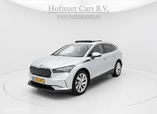 Škoda SKoda Enyaq iV 80 | SOH 91,6% MOBA | Panoramadak | Warmtepomp | Leder/Stof | Stuurverwarming | 05-2021 | 204 PK