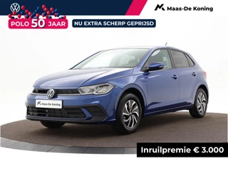 Volkswagen Polo Life Edition 1.0 TSI 95 pk 5 versn. Hand · Achteruitrijcamera · Regensensor ·