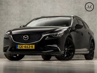 Mazda 6 Sportbreak 2.0 SkyActiv-G 165 Skylease GT Black Edition 165Pk (APPLE CARPLAY, NAVIGATIE, BOSE AUDIO, ELEK SPORTSTOELEN, LEDER, STOELVERWARMING, GETINT GLAS, PARKEERSENSOREN, NIEUWSTAAT)