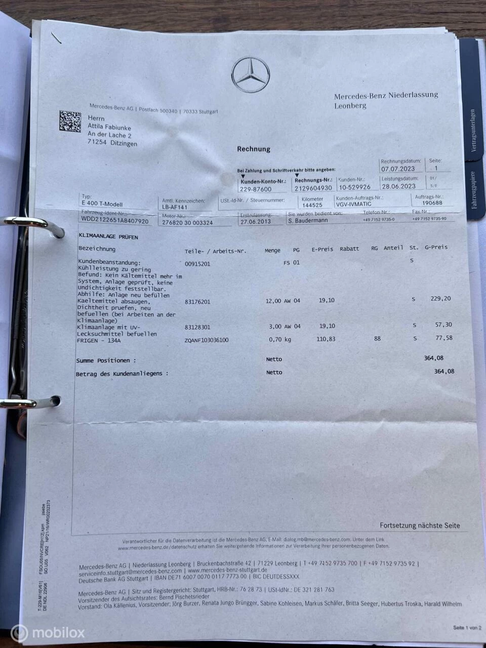 Hoofdafbeelding Mercedes-Benz E-Klasse