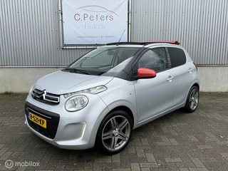 Citroen C1 1.2 82pk PureTech Airscape Shine 12-2015 / Cabrio / Bluetooth / Airco / Parkeersensor / Vouwdak / 2e eigenaar NAP